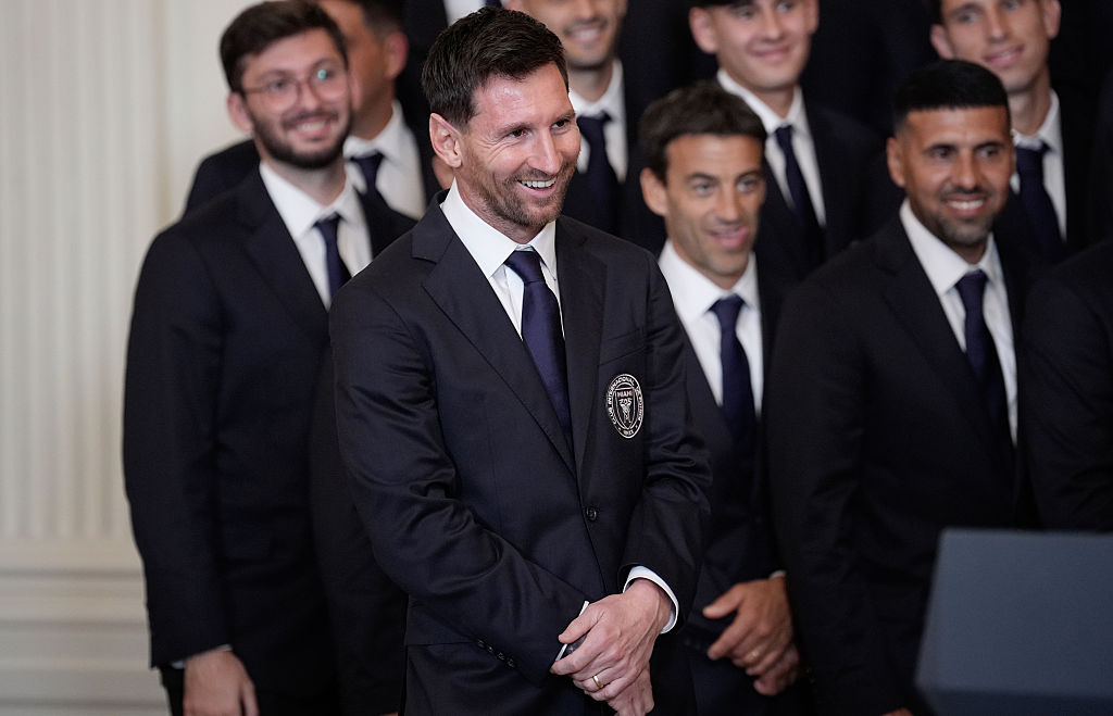 Lionel Messi at the White House
