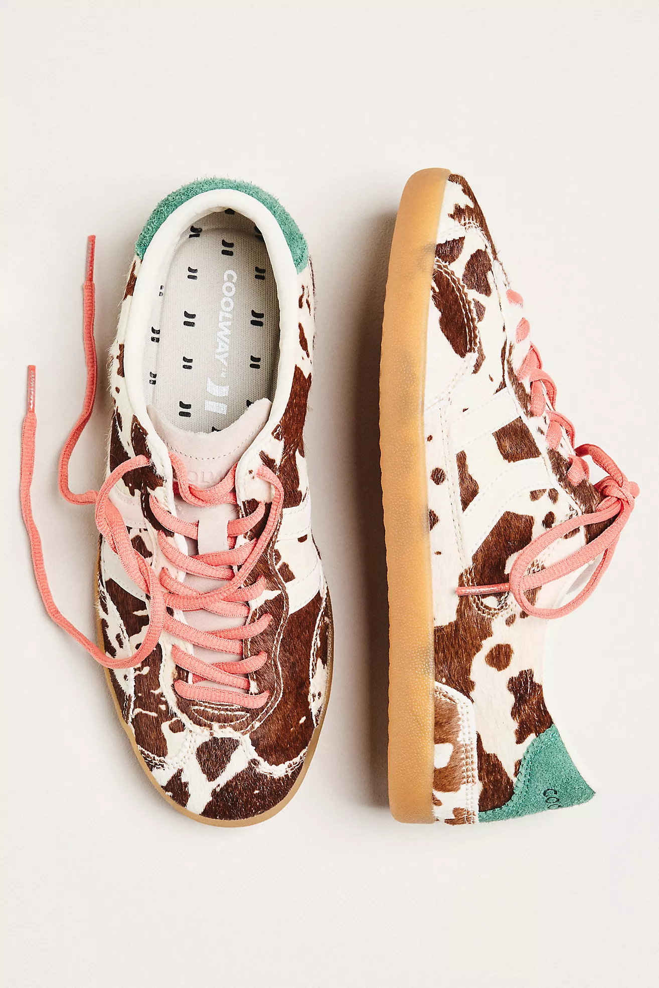 Coolway Kizuna Cow Print Trainers