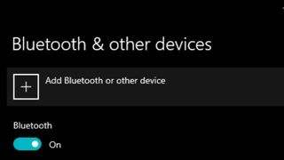 Bluetooth menu PC