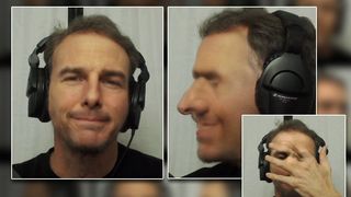 Composite image showing Tom Cruise deepfake being exposed