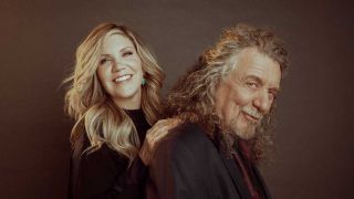 Robert Plant and Alison Krauss studio portrait