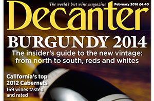 Decanter February 2016 issue, Burgundy 2014