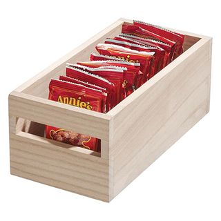 Wooden pantry organisation