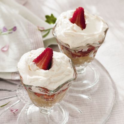 Strawberry Cheesecake in a glass - desserts - cheesecake - summer recipes - woman&home July 2013