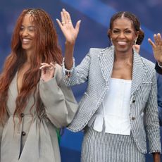 Michelle, Barack, Sasha, and Malia Obama wore coordinating outfits to the Barack Obama Presidential Center Opening