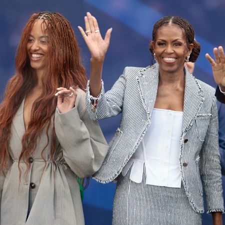 Michelle, Barack, Sasha, and Malia Obama wore coordinating outfits to the Barack Obama Presidential Center Opening