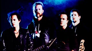 Metallica, portrait, NECArena, Birmingham, UK, 29th August 1996.