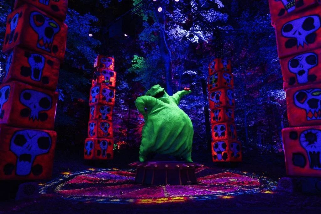 The Nightmare Before Christmas Light Trail.