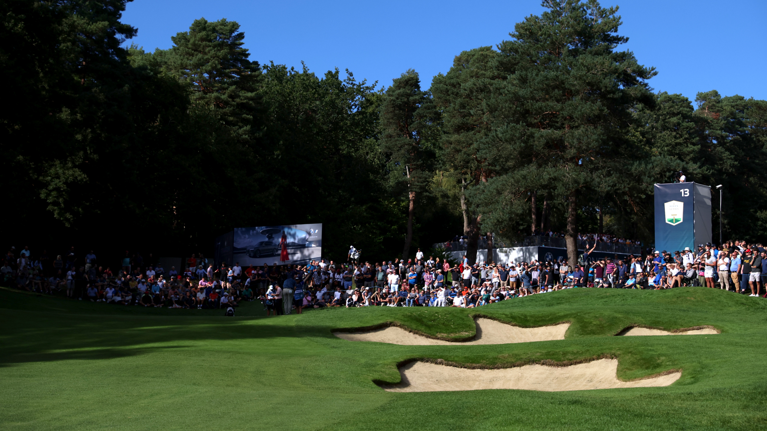 The 13th green at Wentworth