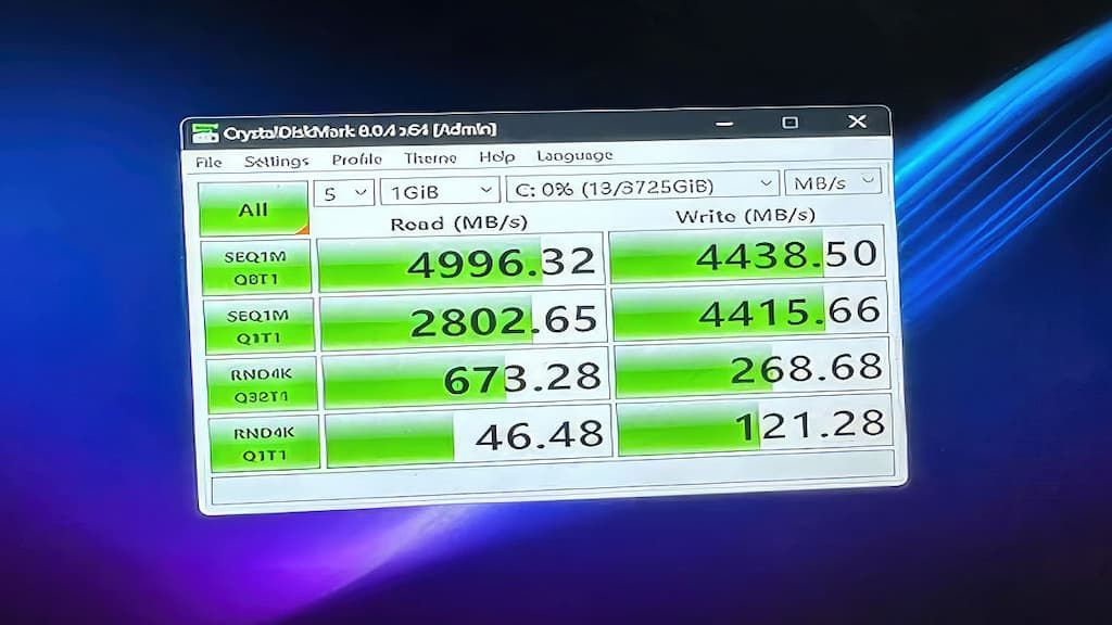 results of a modded Asus ROG Ally