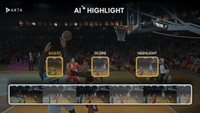 Akta AI-powered platform being used in sports production of a basketball game