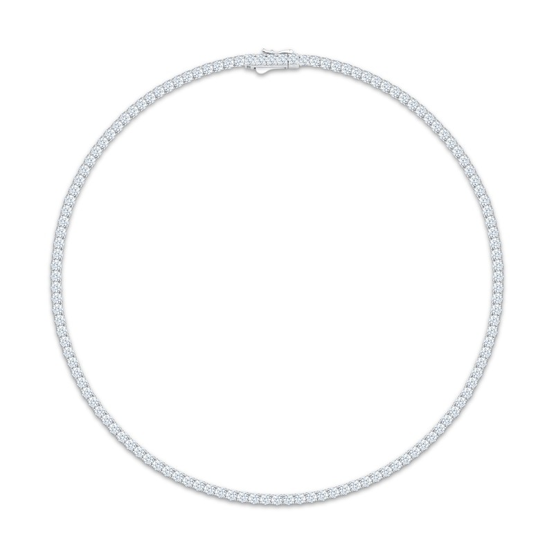 kay, Kay Lab-Grown Diamonds Tennis Necklace 15 Ct Tw 14k White Gold 17&quot;