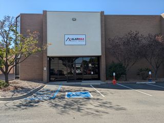 The exterior of the new AlarMax location in New Mexico.