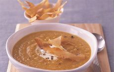 Spiced carrot, parsnip and swede soup