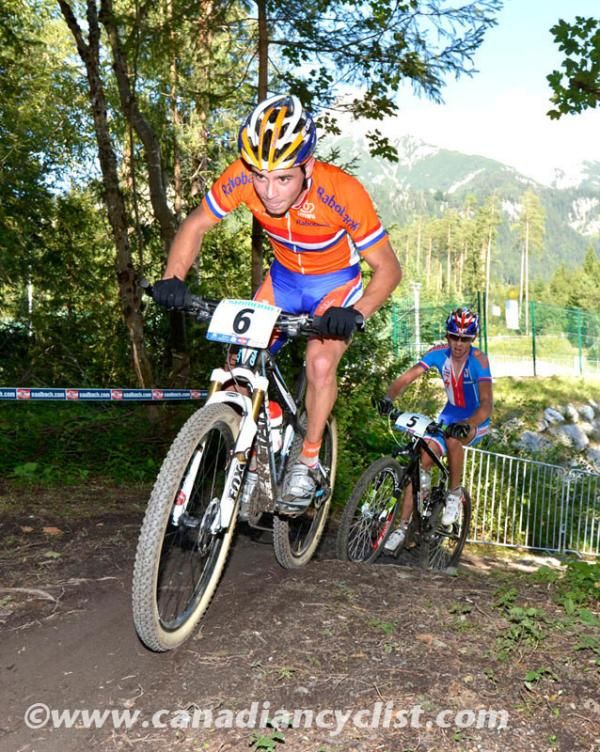 Michael van der Heijden (Netherlands) spent some quality time leading the world championship race before eventually finishing second