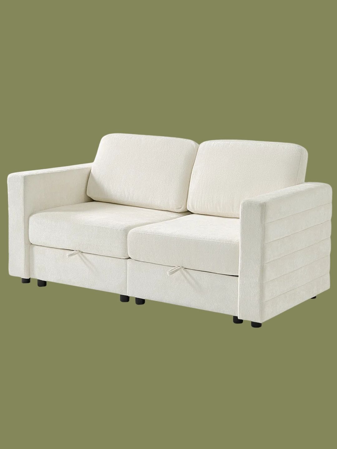 17 Stories, Tamariah Modern 2-Seat Modular Sofa with Hidden Storage