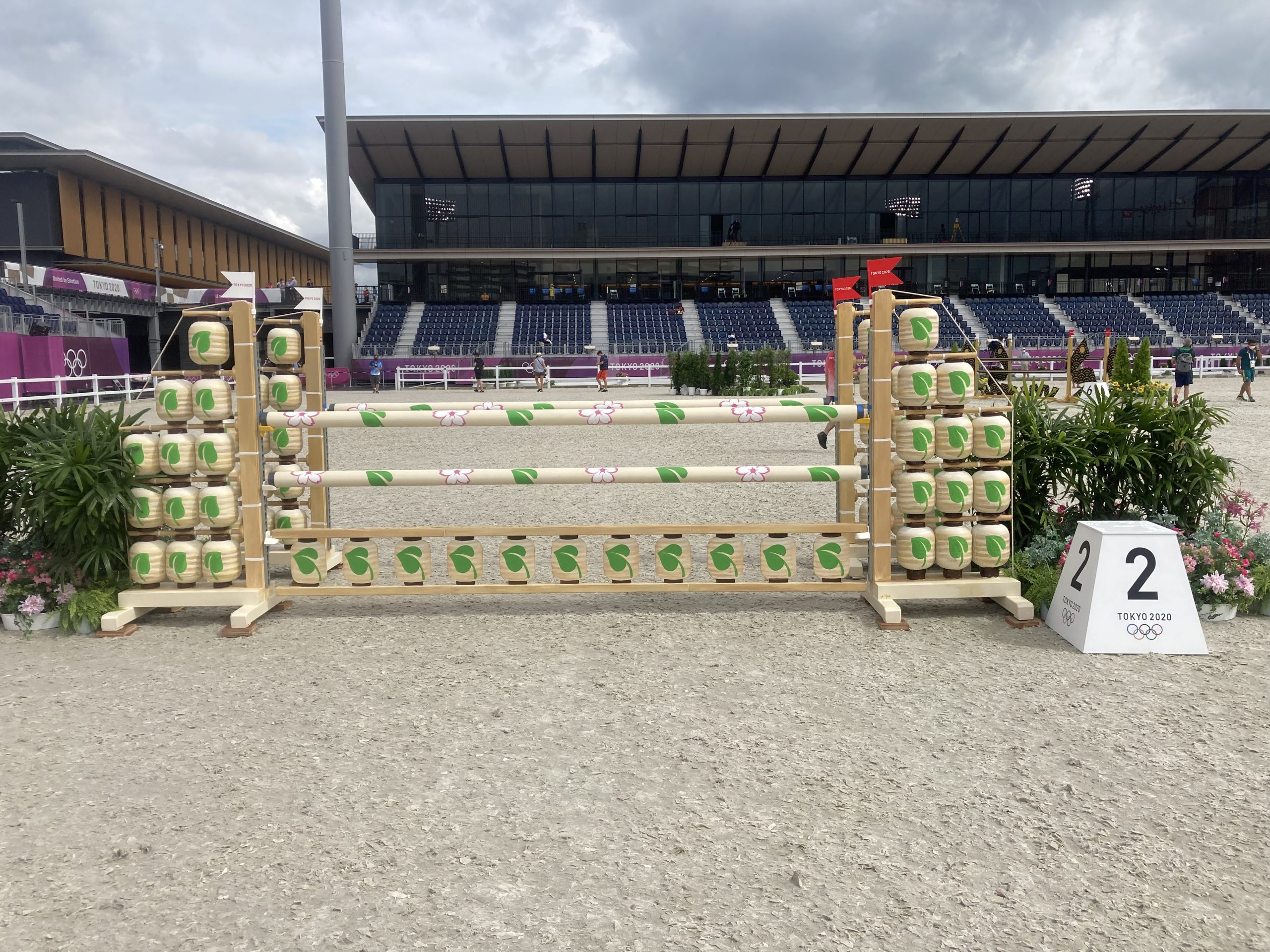 Olympic eventing showjumping