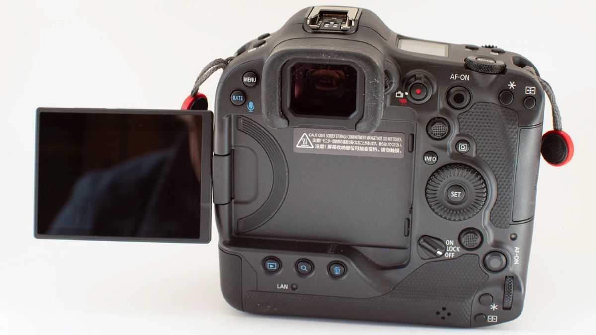 back of Canon EOS R3