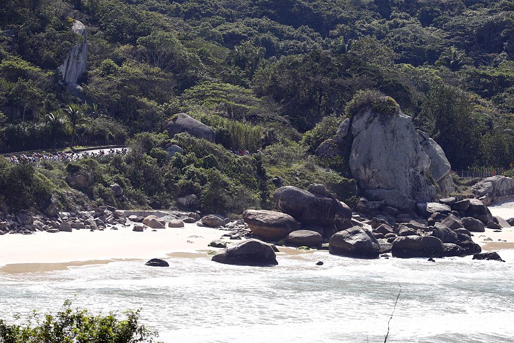 The beautiful coastline - 2016 Olympic Games men's road race in Fort Copacabana