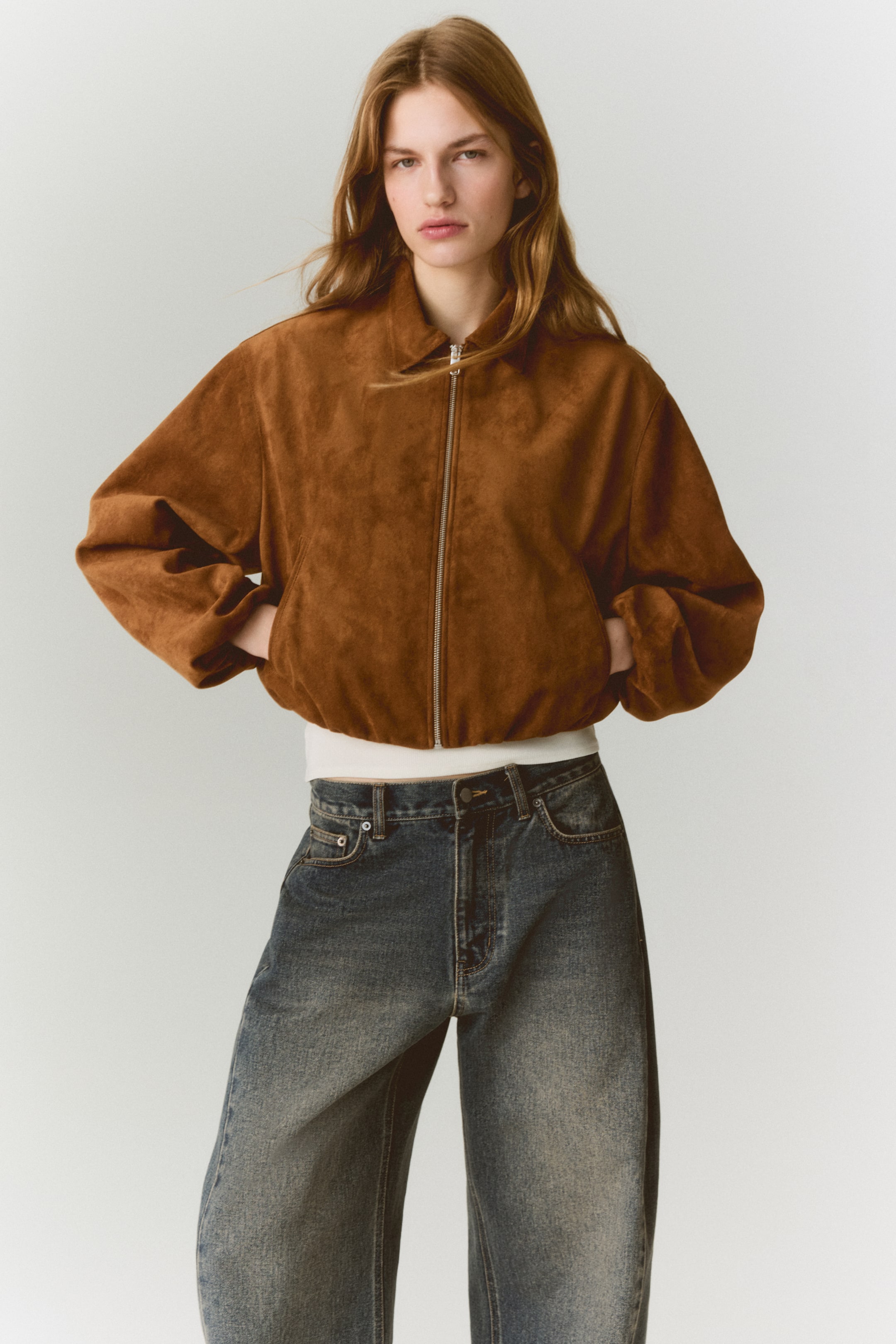 Collared Jacket - Dark Brown