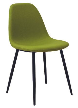 lime green fabric dining chair by danetti