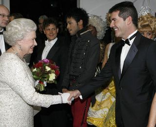 Simon Cowell - The Queen - Celebrity News - Marie Claire