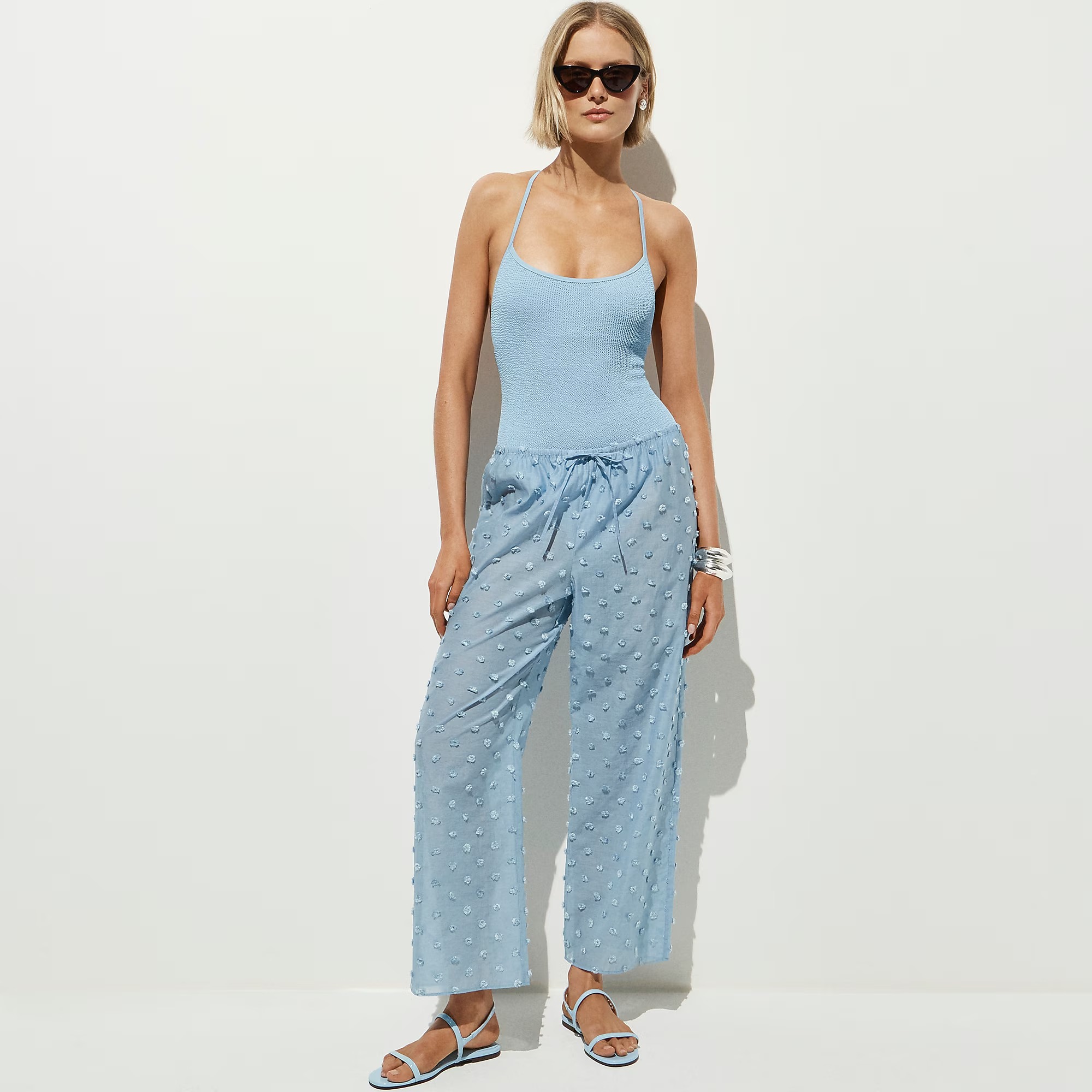 J.Crew, Beach pant with pom-poms