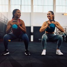 What is functional strength training? Two women working out in the gym