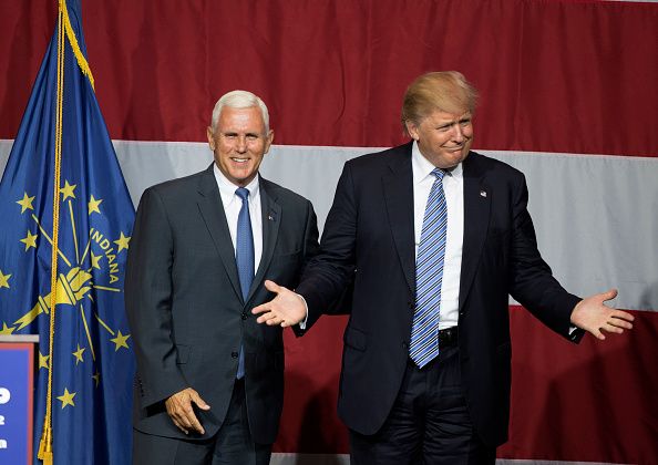 Donald Trump and Mike Pence.