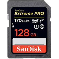 SanDisk 128GB Extreme Pro SDXC UHS-I Card £42.99 £23.49 at AmazonSave £20 –