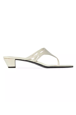 The Row 30MM Open-Toe Cut-Out Leather Sandals