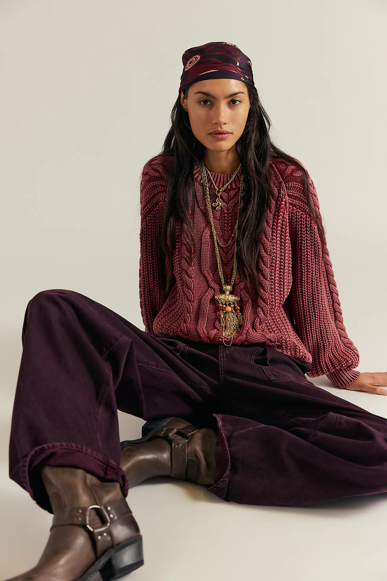 Frankie Cable Knit Sweater
