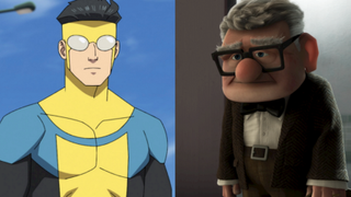 Mark Grayson in Invincible Season 2 and Carl in Pixar's Up screenshot