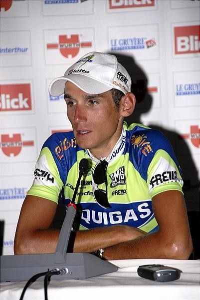 Roman Kreuziger (Liquigas) responds to the press' questions.