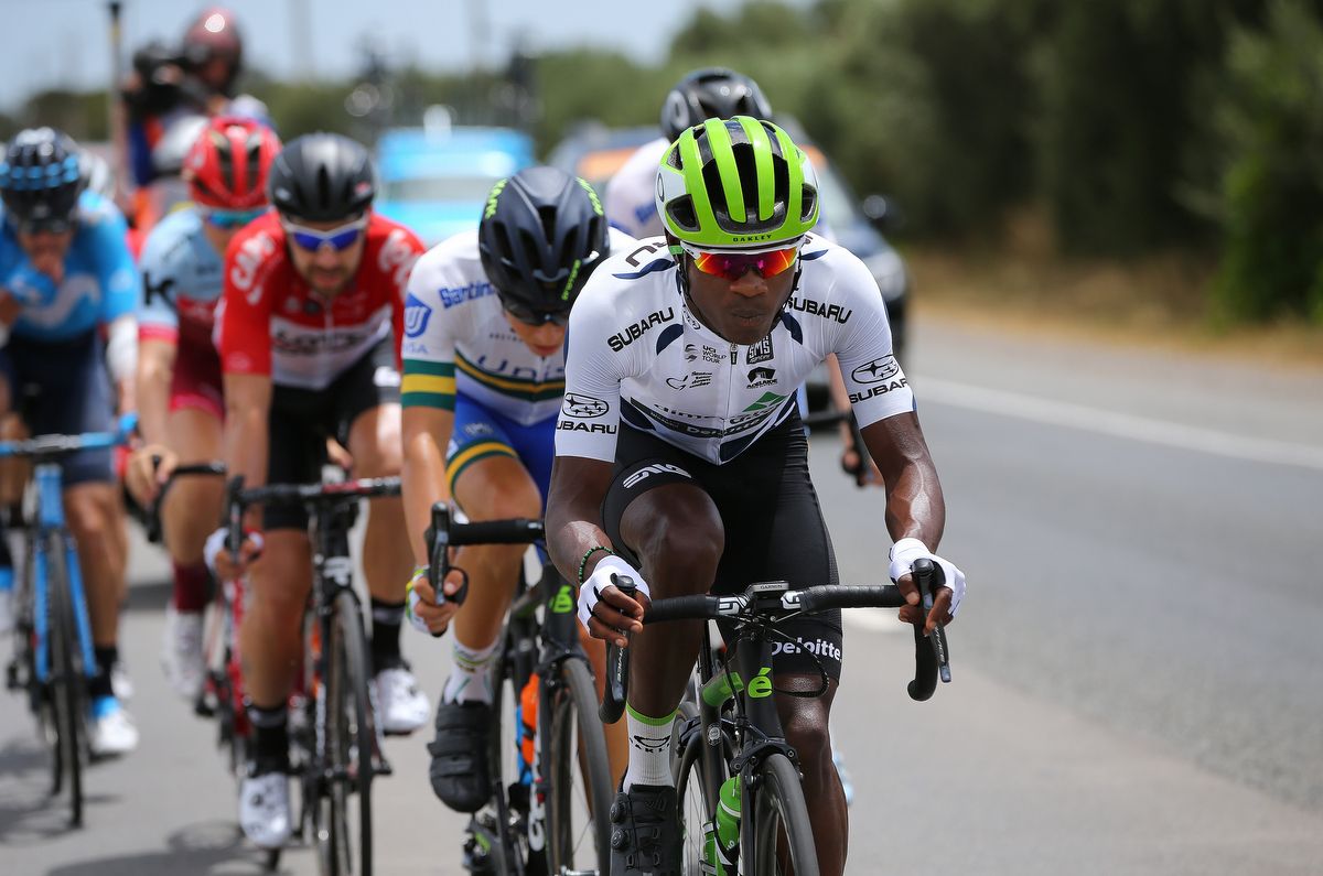 Nic Dlamini sealed the KOM jersey via his ride in the breakway