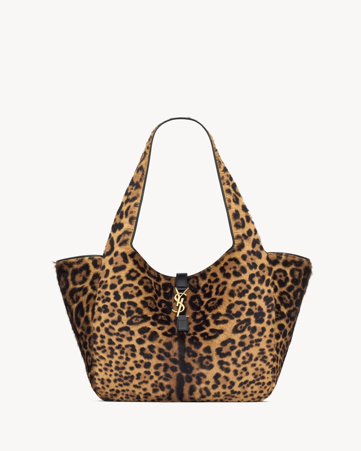 Women's Le 5 à 7 Bea in Pony Hair Leather in Earth and Black