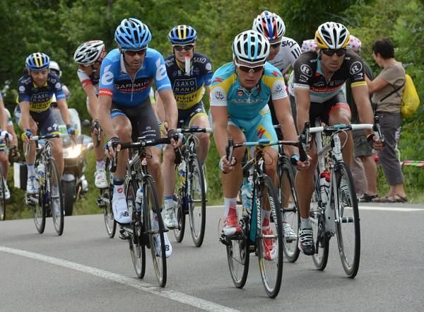 The day's breakaway contained Vinokourov, Millar, Boasson Hagen and Popovych, among others