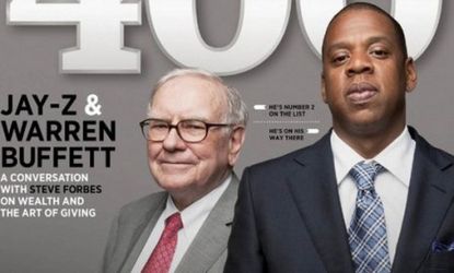 Despite landing the cover, Jay-Z did not make the Forbes 400 list this year.