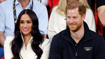 Prince Harry and Meghan Markle could share a new picture soon. Seen here they watch the sitting volley ball competition