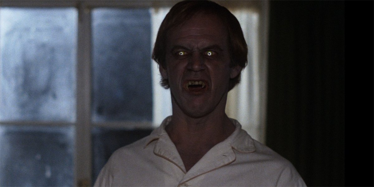 Mike Ryerson as a vampire attacks in Salem's Lot