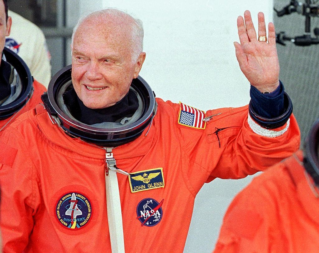 Former senator and astronaut John Glenn.