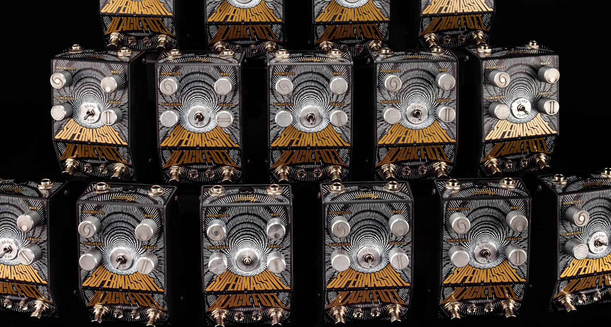 Manson Guitar Works Supermassive Black Fuzz: the first fuzz pedal from the British guitar brand is made in the UK with help from ThorpyFX, and captures Matt Bellamy of Muse's ferocious fuzz tones – ferocious, but voiced to work with a human vocal