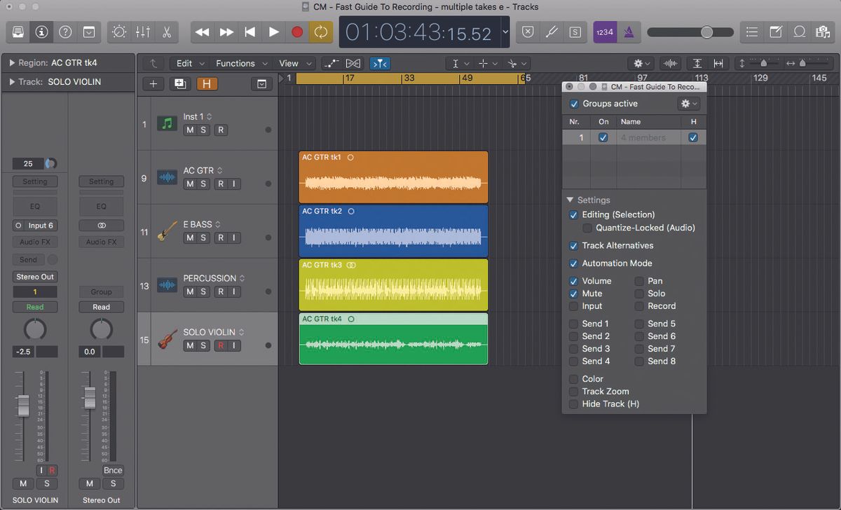 How to record, overdub and capture multiple takes MusicRadar
