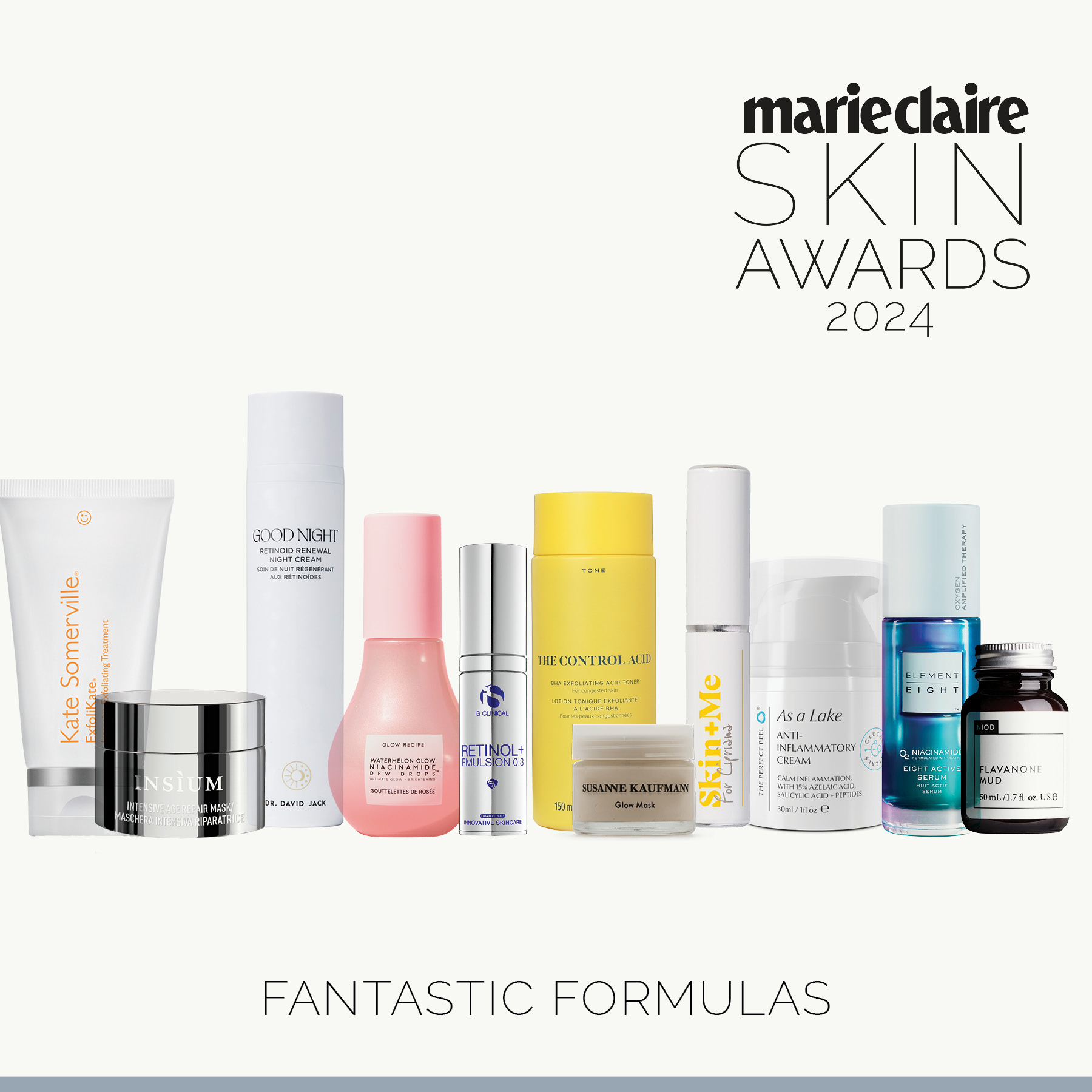 The Marie Claire UK Skin Awards judging panel were seriously impressed by these 17 fantastic formulas