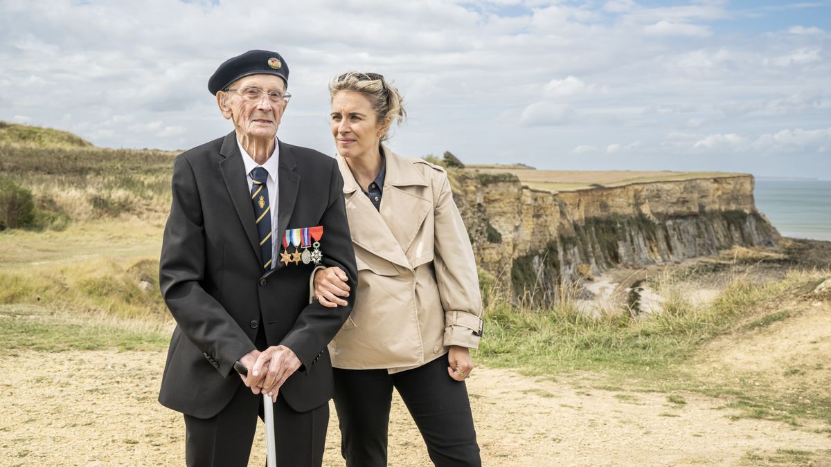 Vicky McClure with her grandfather, Ralph, in Vicky McClure: My Grandad&#039;s War