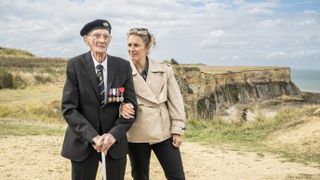 Vicky McClure with her grandfather, Ralph, in Vicky McClure: My Grandad's War