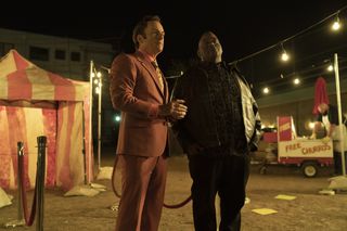 Better Call Saul Season 5 Jimmy/Saul and Huell carnival