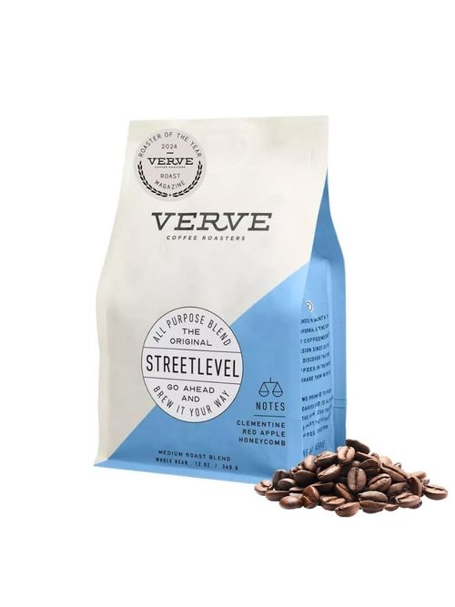 Streetlevel Whole Bean Coffee | Flagship Latin American Espresso Blend | Medium Roast | 12 Ounces