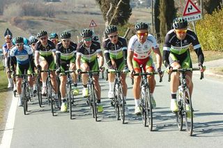 The GreenEdge team controlled the race for Goss