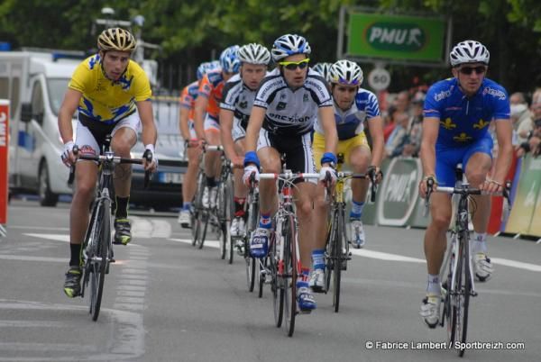 Action from the race